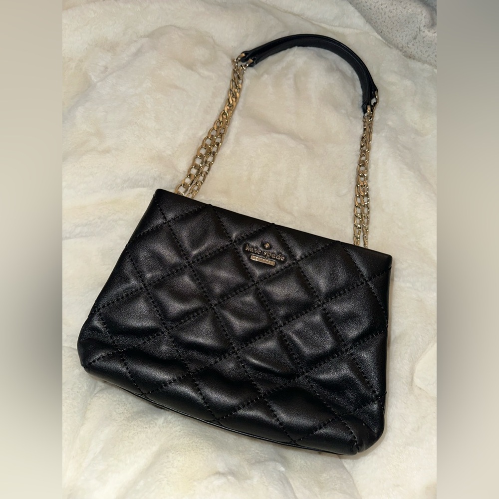 ♠️ Kate Spade ♠️ Jenia Black Quilted Shoulder Handbag